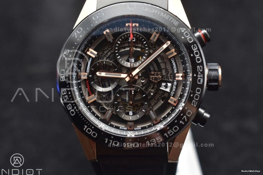 Carrera Attractive RG 409 A 45mm XF Blk HEUER Cal. RU 01 0830